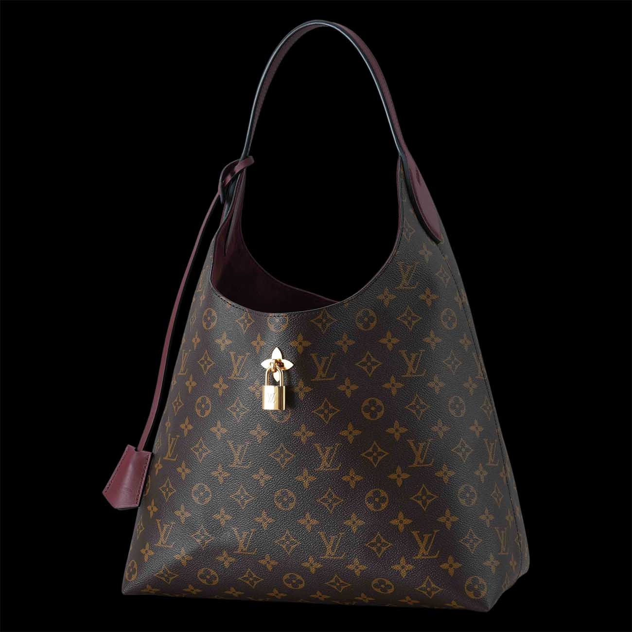 LOUIS VUITTON(USED)루이비통 M43547 모노그램 플라워 호보백